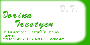 dorina trestyen business card